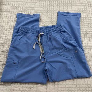 COPY - FIGS Women's Yola High Waisted Scrub Pants in Ceil Blue, XL